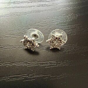 Brighton Snowflake Earrings with Center Crystal